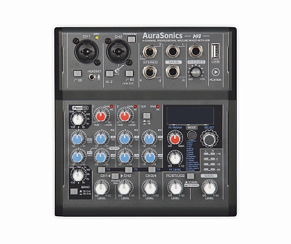AuraSonics K4 компактный микшерный пульт в Усть-Катаве