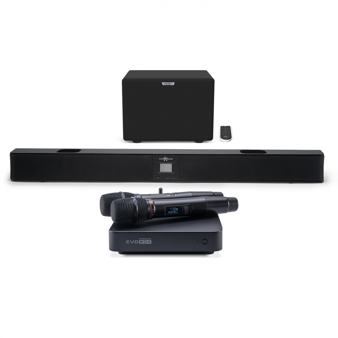 караоке-комплект EVOBOX Plus + EvoSound Bar (саундбар с караоке) в Усть-Катаве