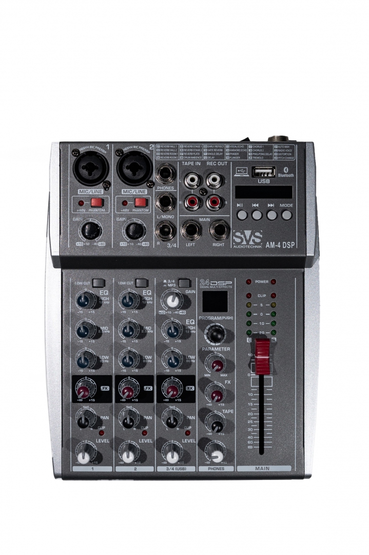 SVS Audiotechnik mixers AM-4 DSP Аналоговый микшерный пульт, 4-канала в Усть-Катаве