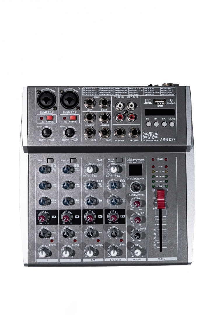 SVS Audiotechnik mixers AM-6 DSP Микшерный пульт аналоговый, 6-канальный SVS Audiotechnik mixers в Усть-Катаве