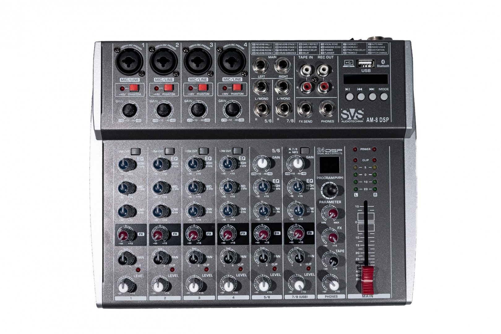 SVS Audiotechnik mixers AM-8 DSP Микшерный пульт аналоговый, 8-канальный в Усть-Катаве