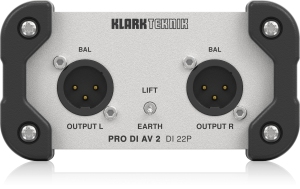 Klark Teknik DI 22P пассивный стерео директ-бокс в Усть-Катаве